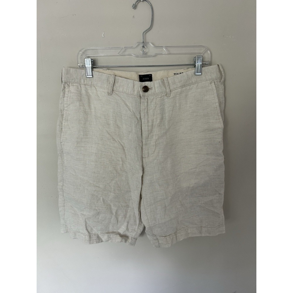 J Crew Men's Shorts 32 Ivory - Picture 3 of 5